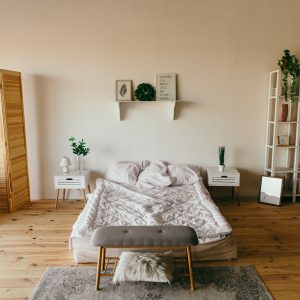Wooden Folding Screen Divider